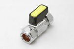 8mm GAS MINI LEVER BALL VALVE COCK TAP 8mm APPROVED ISOLATING VALVE 