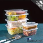 Reusable Food Containers with Lids Microwave and Freezer Safe Takeaway Meal Prep