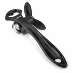 Manual Tin Can Opener Safety Easy Clean Kitchen Utensil Professional Soft Grip