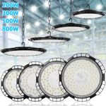 LED High Bay Light 200W/300W/500W/800W Low Bay UFO Warehouse Industrial Light UK