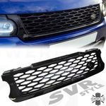 Replacement Front Grille for Range Rover SPORT SVR L494 14-17 Gloss Black