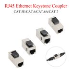 5/10/20/25X CAT5E/CAT6/CAT6A/CAT7 Shielded Keystone Jack Rj45 Coupler