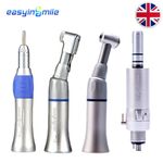 Dental Contra Angle+straight Low Speed Handpiece ES203 Kit+air motor 2/4Hole
