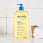 Cleansing Shower Oil Bioderma Atoderm Shower Oil Body Wash Eczema Prone Skin 1L