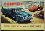 COMMER SUPERPOISE 2-3 TON & 3-4 TON TRUCKS Sales Brochure Jan 1957 #679