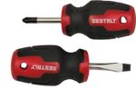 PH2 x 38mm & SL6 x 38mm Stubby Screwdriver Set - **Free P&P** - **New**