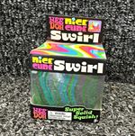 NeeDoh Nice Cube Swirl Super Solid Squish Fidget Toy Multicolour Age 3-4