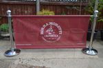 Birra Moretti Café Barrier System Banners Bar Pub 2 Stands & 1 Banner BRAND NEW