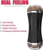 Automatic Male Masturbator Sucking Rotating Vibrating Stroker Sex Toys for Men