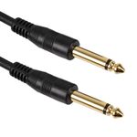 6.35mm Mono 1/4" Guitar Lead Amp Keyboard Jack Audio Cable 1m 2m 3m 6m 10m Gold