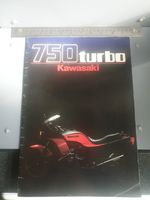 Kawasaki 750 Turbo  Brochure Original Large Rare.