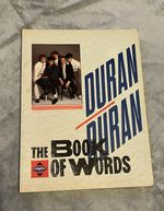 Duran Duran The Book Of Words Vintage 1984 Original Lyrics And Photo Book