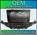 Vauxhall Astra K Sat Nav display screen Navigation media radio repair 39042448