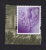 S116var 50p Thistle ENSCHEDE Ex MSS157 ~ SCOTLAND Regional UM GB Machin