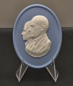 Calvin and Grace Coolidge -Wedgwood Jasperware-U.S. Presidents & First Ladies