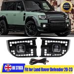 Front Fog Light LED Driving Lamp For Land Rover Defender 90 110 130 L663 2020+
