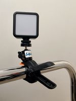 Carp Fishing Bivvy Light, Dimmable USB Rechargeable + clip & 360 swivel ball