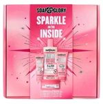 Soap & Glory. Sparkle On The Inside. 4 Piece Full Size Gift Set RRP £32.96