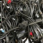 Job Lot UK-EU CLOVER FIGURE-8 2-PIN 3-PIN CHARGER MAINS LAPTOP CABLE
