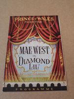Mae West - Diamond Lil - 1948 Prince of Wales Theatre Programme