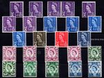 1958 XS1-XS27 SG S1 - S13 Scotland Set 24 Pre-Decimal Definitives Unmounted Mint