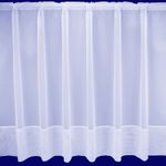 Plain Envelope Hem White Plain Voile Net Curtain - Sold In Set Sizes - Free Post