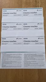 6 X  Odeon Cinema Tickets Expiry 03/04/2027 for 2D 3D iSense (Club lloyds)