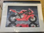 HONDA FIREBLADE  Steve Dunn Signed Print