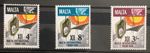 1968 Malta Set of 3 SG402 - SG404 MNH