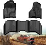 Floor Mats for 2013-2018 Dodge Ram 1500/2500/3500 Crew Cab | All Weather Floor
