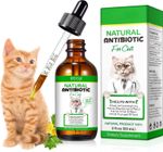 Natural Cat Antibioti c , Anti Fungal, Anti inflammatory, drops 60ml