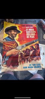 Very Rare For A Few Dollars More Clint Eastwood French 1P Cinema Poster