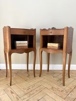 A Pair Of French Cherry Bedside Tables