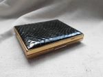 VINTAGE AGME SWITZERLAND FAUX SKIN VANITY CIGARETTE POWDER LIPSTICK COMPACT