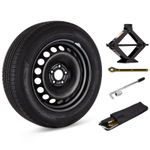 15″ Full size spare wheel 185/65R15 tyre + tool kit - Skoda Fabia (1998-Present)