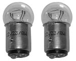12v 23/8w stop & tail bulb, universal, short type, offset pin - price is for 2