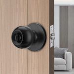 Smart Fingerprint Door Lock Round Ball Security Electronic Biometric Smart Lock
