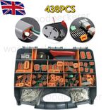 For Deutsch DT Connector Plug Kit 438pcs With Crimp Tool Automotive #DT-KIT3-TR