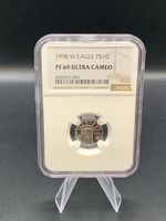 1998 W 1/10 oz $10 PROOF Platinum Eagle PF69 NGC