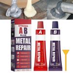 Weld Metal Repair Paste,Super Glue All Purpose,Metal Glue Weld,Strong AB Liquid