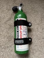 LUXFER ALUMINIUM 1.5L SUIT INFLATION INC STRAPS - USED