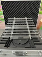 432Hz Hand Stand Quartz Crystal Singing Harp +crystal mallet +Aluminum alloy box
