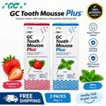 GC Tooth Mousse Plus 40g | Oral Care Dental Cream | Recaldent Fluoride 900ppm