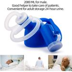 1 Piece Urinal For Men And Women Spill Proof Potty Urinal Pee Bottle 2000ML