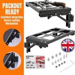 Metal Foldable Storage Bracket Folding Packout Mount for Packout Toolbox Accesso