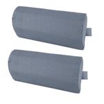 2x Sun Lounger Pillow Neck Support Cushion Chair Support Headrest Pillow Bounce