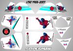 suzuki lt50 quad graphics stickers decals lt 50 laminated spiderman white