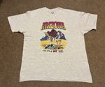 VTG 90s Hanes Single Stitch Arizona Dry Heat Skeleton T Shirt XL Graphic Tee⁠