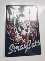 Stray Cats Metal Sign Plaque Poster American Rockabilly FREE P&P