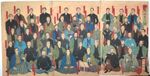 Kuniteru Woodblock Print Triptych: Portraits of the Imperial Diet Ukiyo-e
